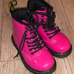 Dr Martens, hot pink toddler size 7